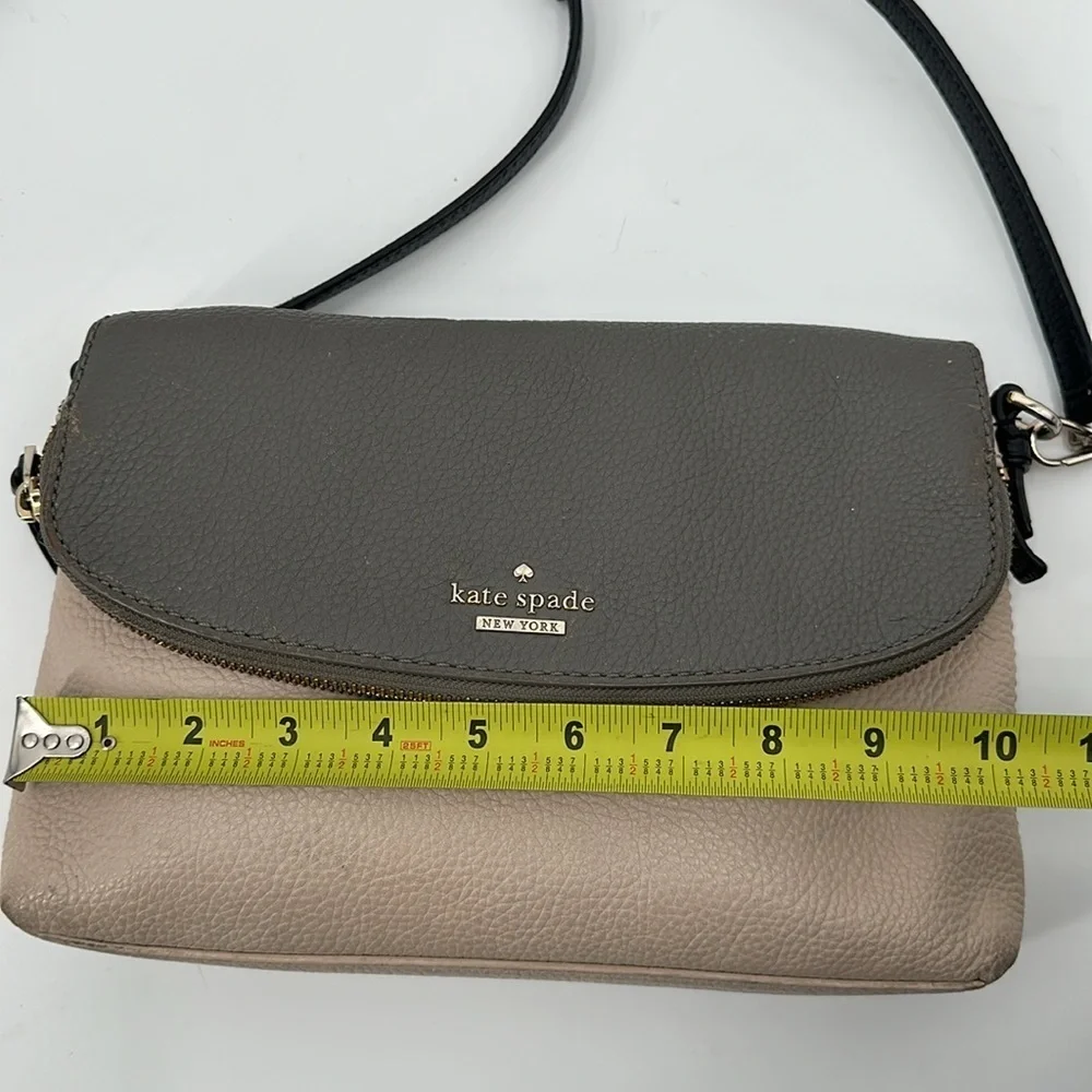 Kate Spade Two Tone Leather Crossbody Purse